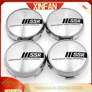 Xinfan ฝาครอบดุมล้อรถยนต์ JDM ssr 65 มม. 60 มม. 4 ชิ้น