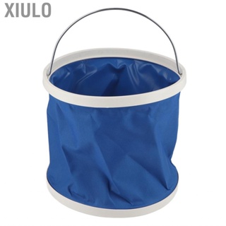 Xiulo Fishing Bucket Oxford Cloth Collapsible Bucke  Coating Multifunction Large  for Outdoor