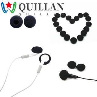 Quillan แผ่นโฟมฟองน้ํา แบบนิ่ม ใส่สบาย สําหรับหูฟังบลูทูธ MP3 MP4