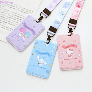 Dahuo พวงกุญแจ ลายการ์ตูนอนิเมะ Kawaii Kuromi Purin Dog ID Card Melody Cinnamoroll แบบพกพา