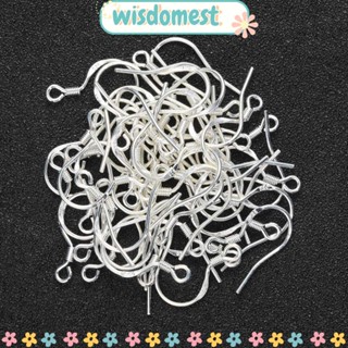 WISDOMEST ตะขอต่างหู สีเงิน สําหรับผู้หญิง