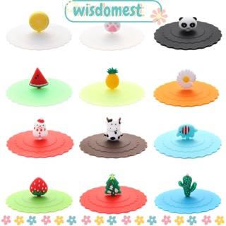 WISDOMEST ฝาครอบถ้วยซิลิโคน ป้องกันฝุ่น ใช้ซ้ําได้