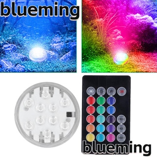 Blueming2 โคมไฟ LED ใต้น้ํา IP68 กันน้ํา พร้อมรีโมตคอนโทรล หลากสี สําหรับสระว่ายน้ํา ตู้ปลา