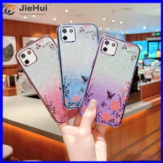 Jiehui เคสโทรศัพท์มือถือ ลายผีเสื้อกระพริบ สําหรับ Realme C11 MMHY