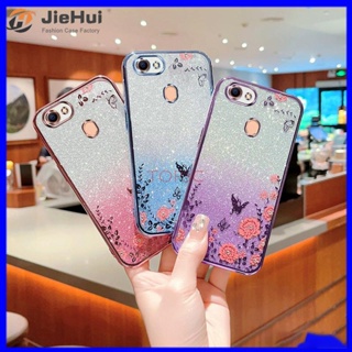 Jiehui เคสโทรศัพท์มือถือ ลายผีเสื้อกระพริบ สําหรับ OPPO F5 MMHY