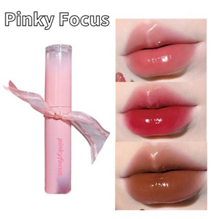 Pinkyfocus ลิปกลอสเจลลี่ แบบใส ให้ความชุ่มชื้น ไม่ติดแก้ว สําหรับผู้หญิง