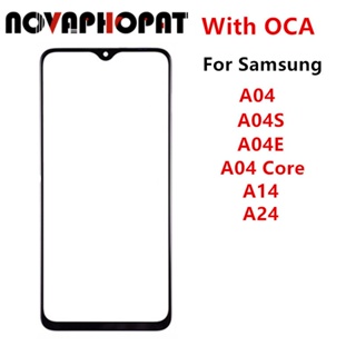 อะไหล่ซ่อมแซมหน้าจอสัมผัส LCD และ OCA สําหรับ Samsung Galaxy A24 A14 A04 A04S A04E Core