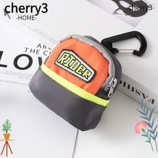 Cherry3 กระเป๋าใส่เหรียญ กระเป๋าสตางค์ กระเป๋าเครื่องสําอาง ขนาดเล็ก กระเป๋าจัดระเบียบ ผ้าไนล่อน ลายการ์ตูน สําหรับผู้ชาย