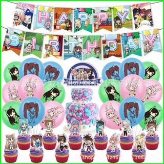 Yts ธีม Gacha life แบนเนอร์ สําหรับตกแต่งเค้กวันเกิดเด็ก MY3