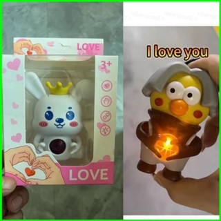 Yb2 ของเล่นตุ๊กตาการ์ตูนกระต่าย Cinnamoroll มีเสียง และไฟ สําหรับตกแต่ง BY2