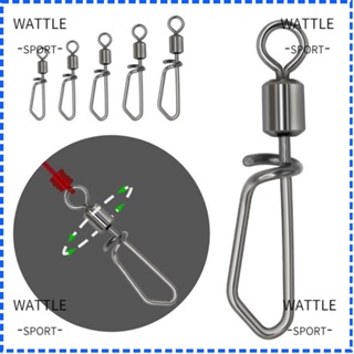 Wattle ตัวเชื่อมต่อตกปลา สเตนเลส รูปตัว T 20 ชิ้น ต่อล็อต