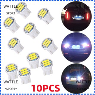 Wattle หลอดไฟติดป้ายทะเบียนรถยนต์ LED 12V 7020 3SMD 10 ชิ้น 10 ชิ้น