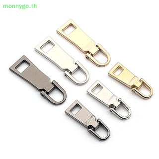 Monnygo ที่ดึงซิป โลหะ ถอดออกได้ สําหรับเย็บผ้า Diy 5 ชิ้น