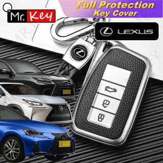 【Mr.Key】เคสกุญแจรีโมตรถยนต์ หนัง PU สําหรับ Lexus NX ES UX US RC LX GX IS RX 200 250h 350h LS 450h 260h 300h UX200