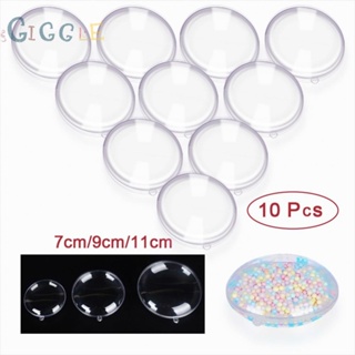 ⭐NEW ⭐10X Durable Plastic Clear Flat Ball Home Decor Wedding Candy Christmas-Gifts-Box
