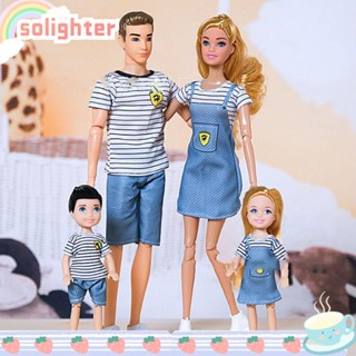 Solighter ชุดเสื้อผ้าลําลอง แฟชั่น สําหรับตุ๊กตาเจ้าชาย 30 ซม. DIY