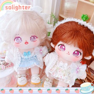 Solighter ที่คาดผมตุ๊กตา ผ้ากํามะหยี่ขนนิ่ม คาร์ดิแกนน่ารัก เครื่องประดับผม สําหรับตุ๊กตา EXO/Idol