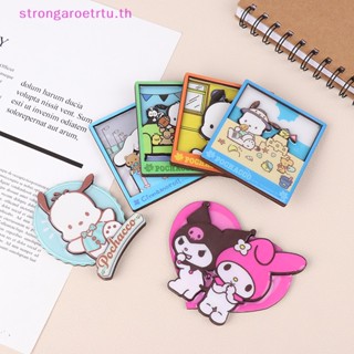 Strongaroetrtu สติกเกอร์แม่เหล็กติดตู้เย็น ลายการ์ตูน Hello Kittys My Melody Kuromi Cinnamoroll