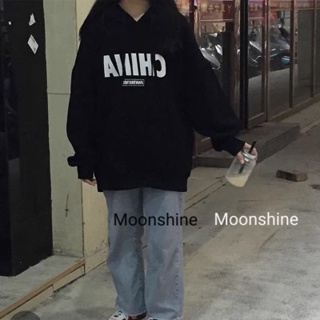 Moon เสื้อกันหนาว เสื้อแขนยาว เสื้อฮู้ด Korean ทันสมัย fashionable สบายๆ WWY2390AKT36Z230909