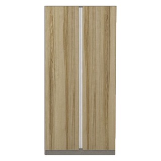 [กทม. 3-5 วัน ส่ง] Koncept furniture ตู้เสื้อผ้าบานเปิด รุ่น Blox สีไม้อ่อน (100x59x210 ซม.)