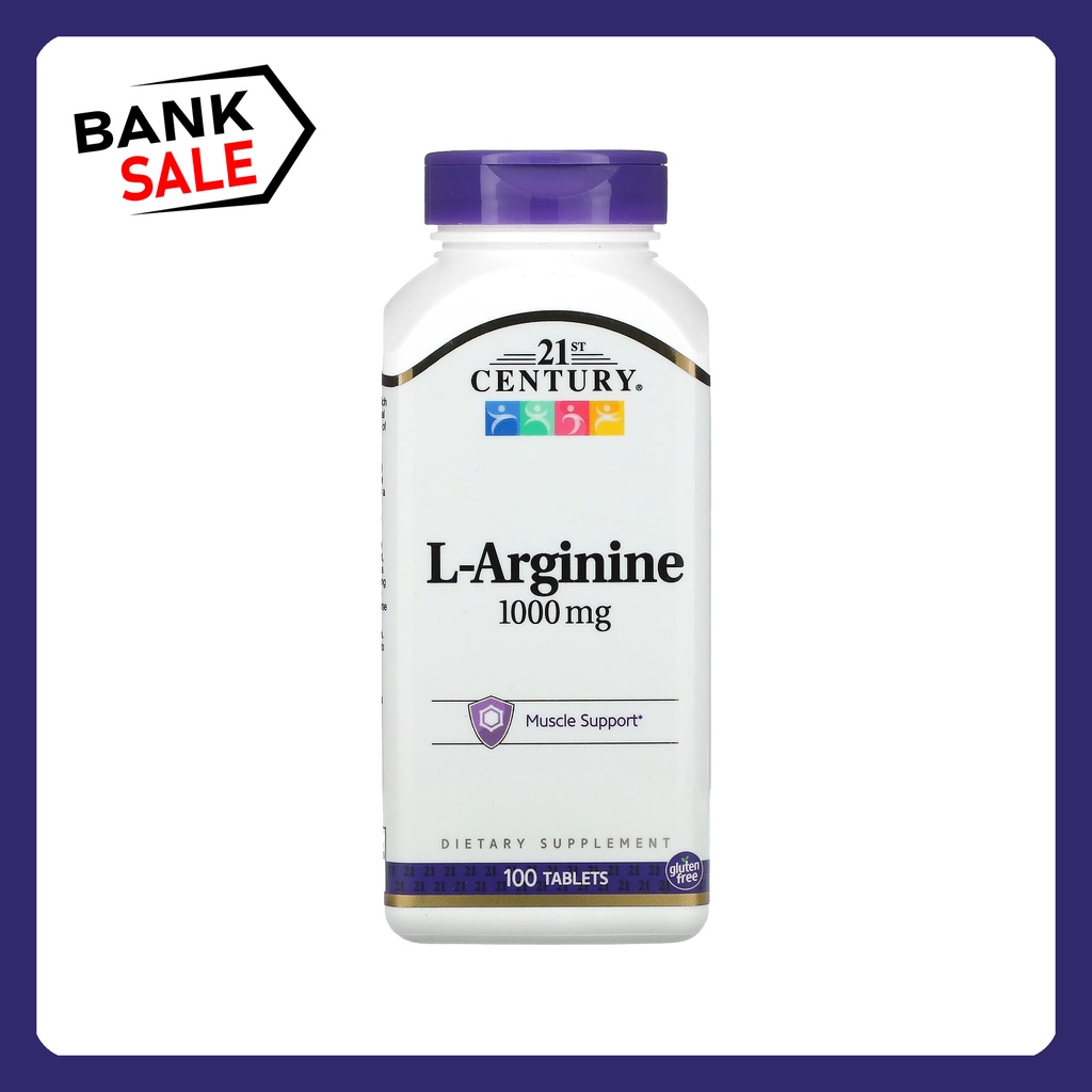 21st Century, L-Arginine, 1,000 mg, 100 Tablets