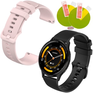 สายนาฬิกาข้อมือซิลิโคน สําหรับ Garmin Venu 3 Venu3 Smart Watch Sport Watch Band Bracelet For Garmin Venu 3S Venu3s Screen Protector Film