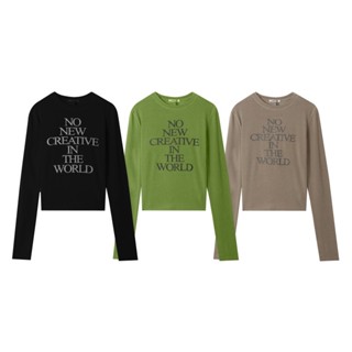 พร้อมส่ง เสื้อยืดแขนยาว คอกลม พิมพ์ลายตัวอักษรกราฟฟิค สไตล์เกาหลี วินเทจ โอเวอร์ไซซ์ พลัสไซซ์ สําหรับผู้ชาย ผู้หญิง