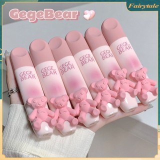 ❀ Gege Bear2023 Soft Mist Matte Lip Glaze Long Lasting Nonstick Cup ลิปสติกพร้อม Delicate Touch เครื่องสำอางค์ Touch Lip Delicate กันน้ำยาวนานเซ็กซี่ Nonstick Cup Lip Glaze