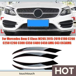 แถบไฟตัดหมอก ติดกันชนหน้า อุปกรณ์เสริม สําหรับ Mercedes Benz C Class W205 2015-2019 C180 C200 4 ชิ้น