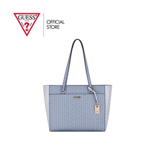 GUESS กระเป๋าถือ รุ่น AG885125 PAMPA TOTE สีฟ้า