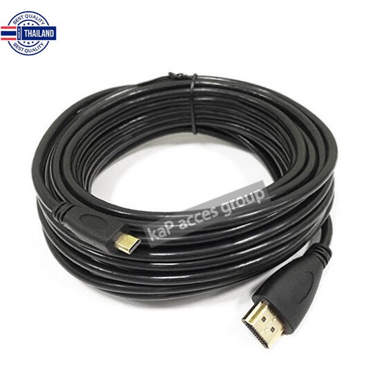 สาย Micro HDMI to HDMI สาย HDMI เสียกล้อง Sony, Nikon, Canon, Fujifilm, Panasonic, HDTV