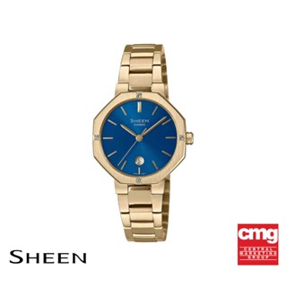 CASIO นาฬิกาข้อมือผู้หญิง SHE-4543G-2AUDF สีน้ำเงิน