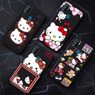 เคสโทรศัพท์ซิลิโคน TPU แบบนิ่ม ลายการ์ตูนคิตตี้ กันกระแทก สําหรับ Samsung Galaxy M10 M20 M21 M30 M31 M30S M40 M51 A40S A60