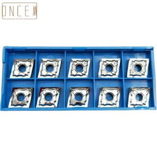 【ONCEMOREAGAIN】Efficient Cutting 10PCS CNMG120404HA H01 CNMG431HA CNC Insert for Aluminum Alloy