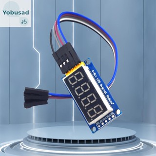 [Yobusad.th] บอร์ดโมดูลจอแสดงผลดิจิทัล LED 74HC595 0.4 นิ้ว 3.3-5V 4 หลัก