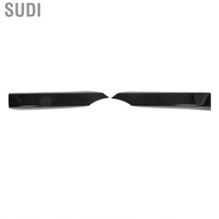 Sudi Front Bumper Lip Protector 2pcs Glossy Black Spoiler