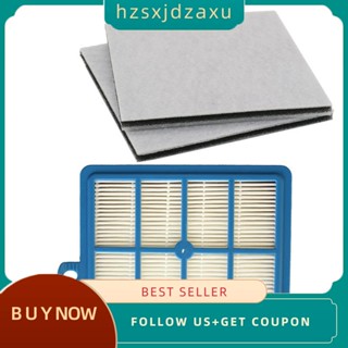 【hzsxjdzaxu】ไส้กรอง Hepa 1 ชิ้น และไส้กรองผ้าฝ้าย 2 ชิ้น สําหรับ Philips Electrolux AEG EFH12W AEF12W FC8031 EL012W FC9080 FC9088