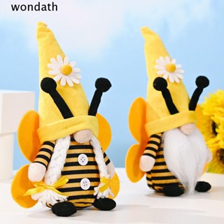 Wonda ตุ๊กตาผึ้ง ไร้หน้า สีเหลือง สําหรับตกแต่งห้อง 2 ชิ้น