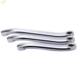 【VARSTR】Faucet Tube Extension Replacement Fittings Silver Stainless Steel Wall-Mounted