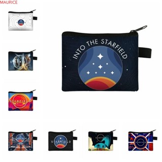 Maurice กระเป๋าสตางค์ มีซิป ขนาดใหญ่ จุของได้เยอะ พิมพ์ลาย Starfield Games สําหรับเด็ก