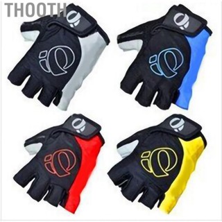 Thooth Half Finger Riding  Sweat Absorbing Heat Dissipation Nylon for Outdoor Cycling