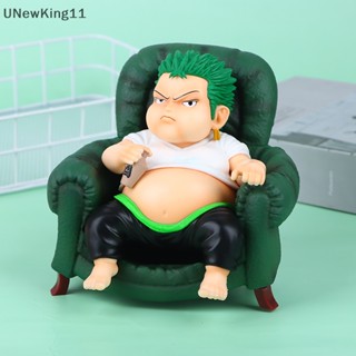 Unewking โมเดลฟิกเกอร์ PVC รูปการ์ตูนอนิเมะ Fat Zoro Luffy Sanji ของขวัญ สําหรับตกแต่ง เก็บสะสม