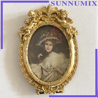 [Sunnimix] กรอบรูป ลายนูน สไตล์เรโทร สําหรับแขวนตกแต่งผนัง