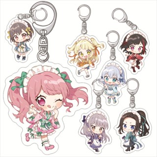 Bang Dream พวงกุญแจอะคริลิค ลายการ์ตูนอนิเมะ Saya Yamabuki Poppin สําหรับห้อยกระเป๋า