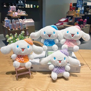 [zhuju1] พวงกุญแจ จี้ตุ๊กตาการ์ตูน Cinnamoroll ผ้ากํามะหยี่ขนนิ่ม ของขวัญ สไตล์บูติก สําหรับเด็ก