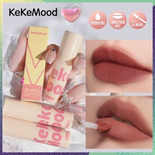 Kekemood ลิปกลอส เนื้อแมตต์กํามะหยี่ สีขาว ไม่จางง่าย