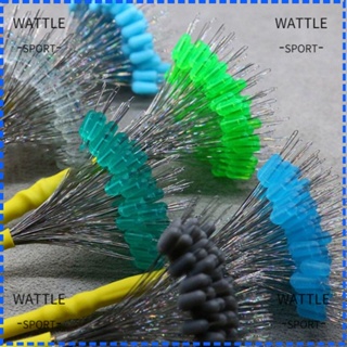 Wattle ถั่วยางนิ่ม 100 กลุ่ม อุปกรณ์เสริม สําหรับตกปลา 600 ชิ้น