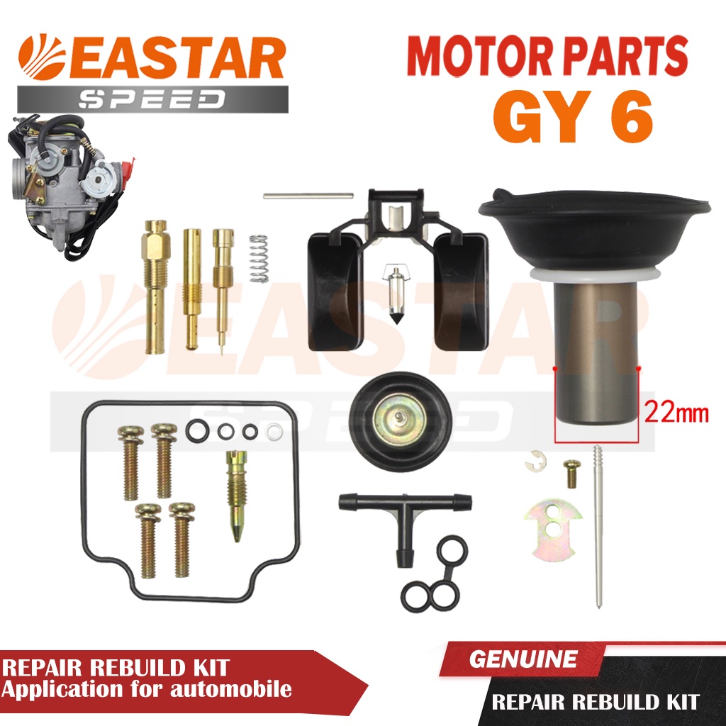 Gy6 ชุดซ่อมคาร์บูเรเตอร์ สําหรับสกูตเตอร์ ATV Quad 150CC