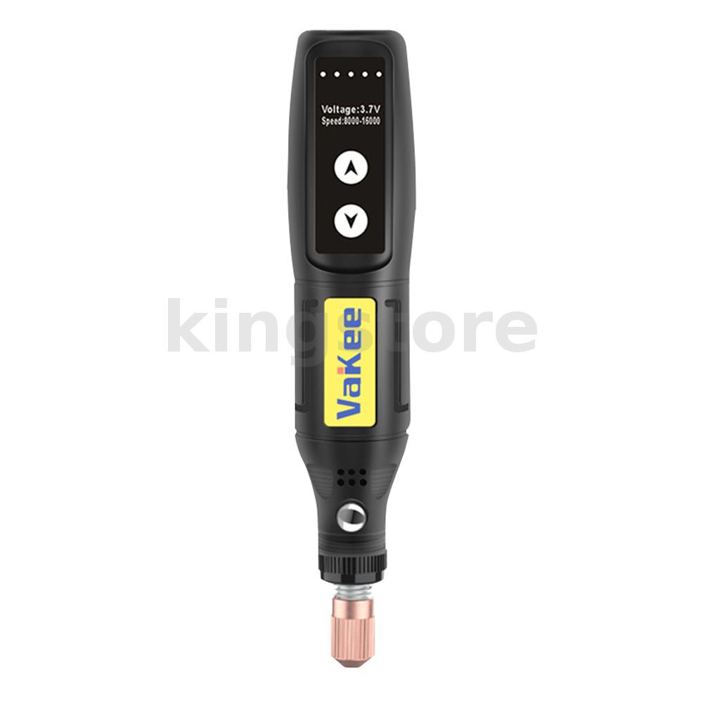 เครื่องเจียรไฟฟ้า ขนาดเล็ก ชาร์จ USB พร้อมความเร็ว 5 ระดับ อินพุต 3.7V DC พร้อมคู่มือภาษาอังกฤษ สําหรับแกะสลักหยก