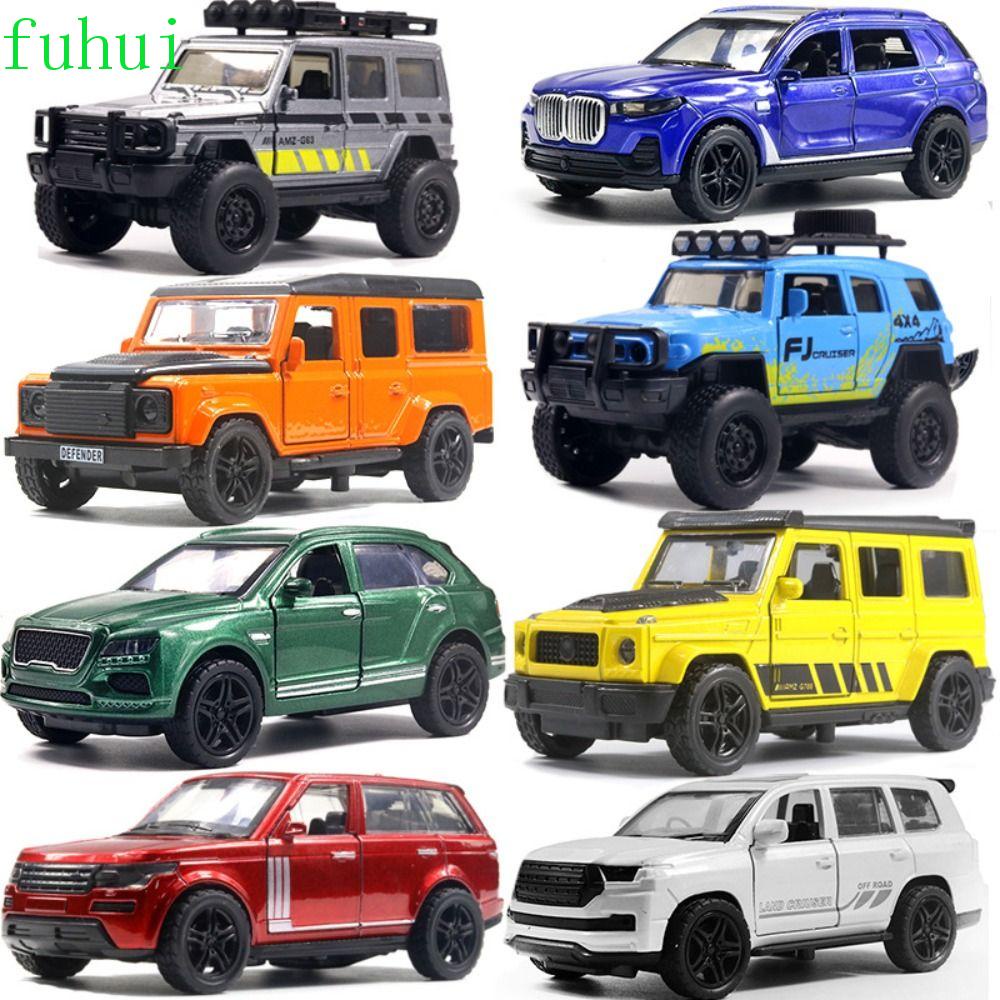 Fuhui โมเดลรถออฟโร้ดจําลอง อัลลอย ของขวัญคริสต์มาส ของเล่นเพื่อการศึกษา ที่สวยงาม ของเล่นเด็ก เค้ก เครื่องประดับ โมเดลยานพาหนะ ตกแต่งเค้ก รถของเล่น